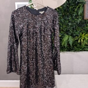 Sequin Black Dress